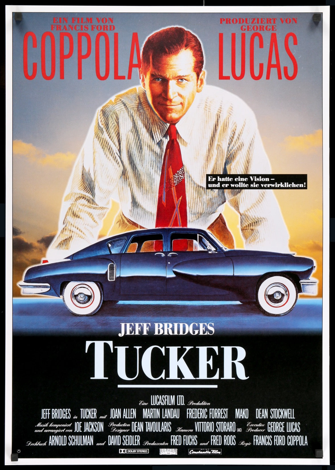 Tucker: The Man and His Dream (1988) original movie poster for sale at Original Film Art