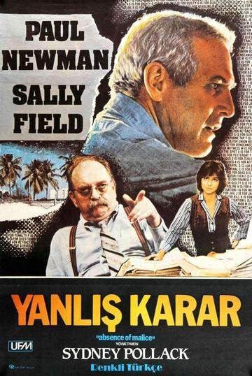 Absence of Malice (1981) original movie poster for sale at Original Film Art - Vintage Movie Posters