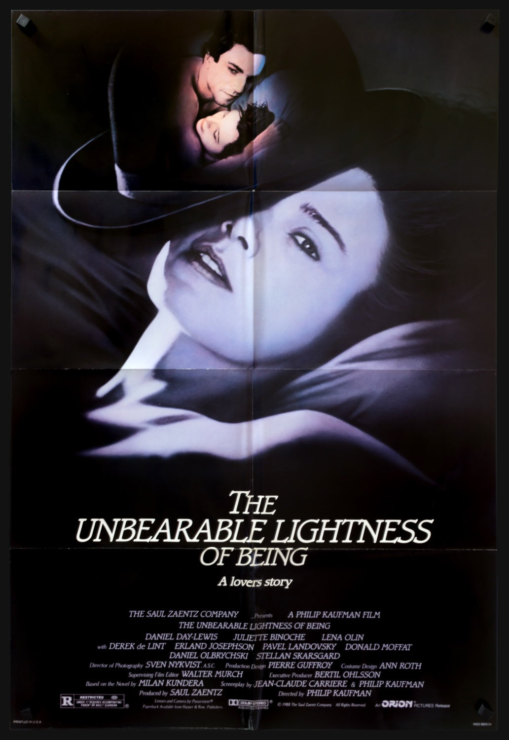 Unbearable Lightness of Being (1988) original movie poster for sale at Original Film Art - Vintage Movie Posters