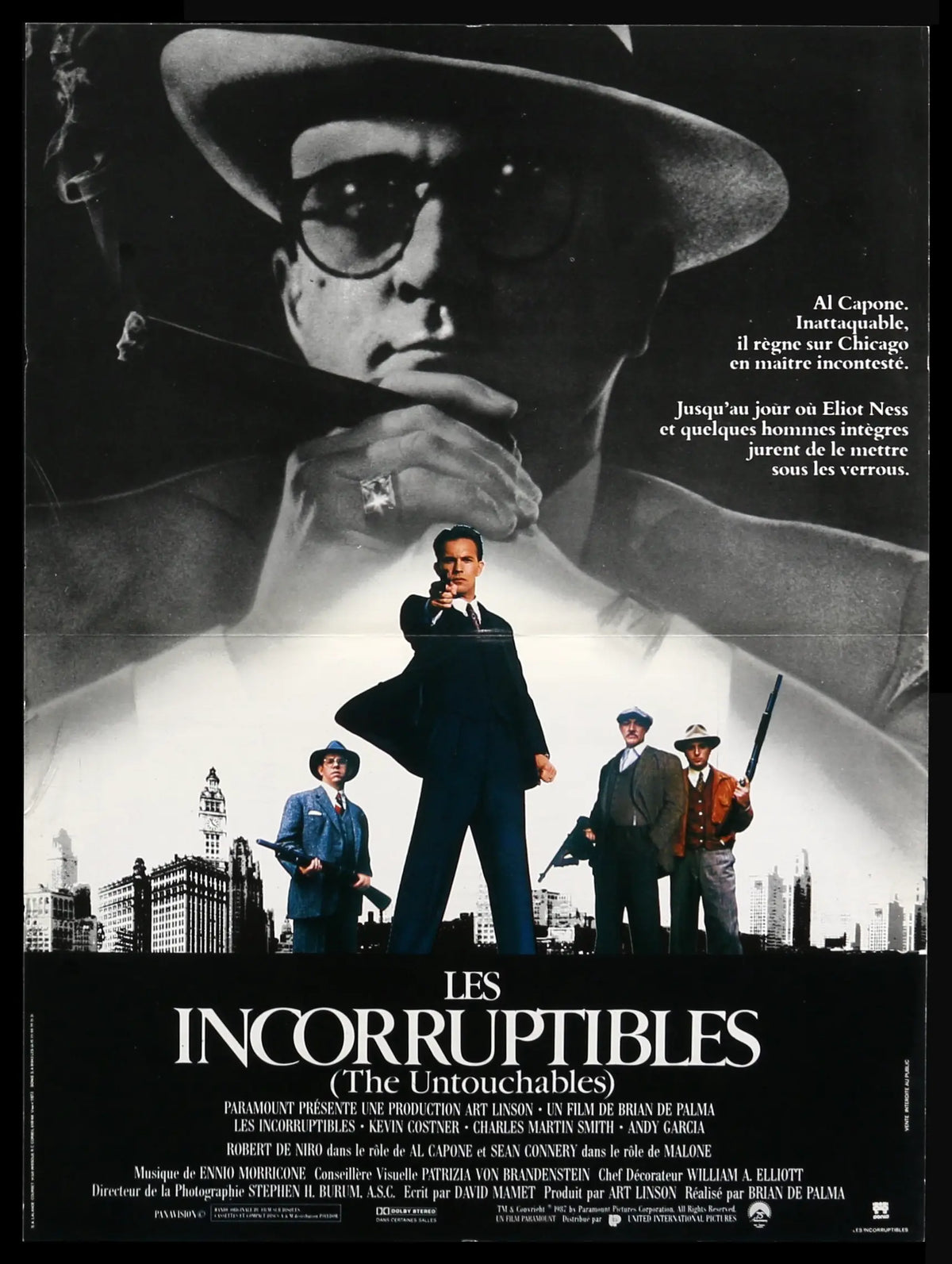 Untouchables (1987) original movie poster for sale at Original Film Art - Vintage Movie Posters