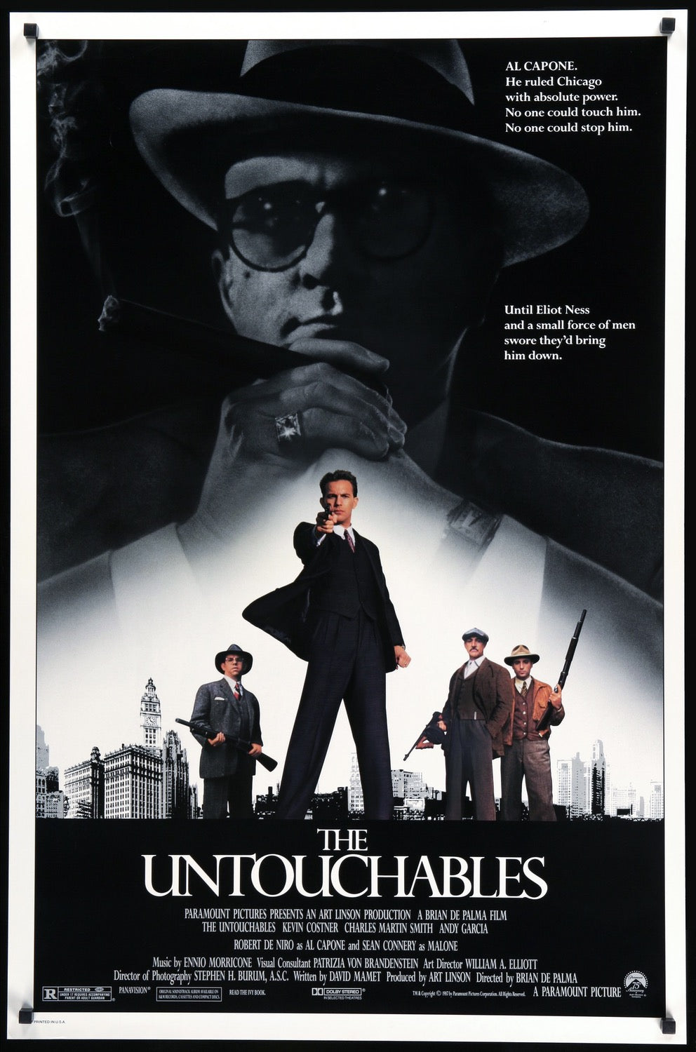 Untouchables (1987) original movie poster for sale at Original Film Art - Vintage Movie Posters