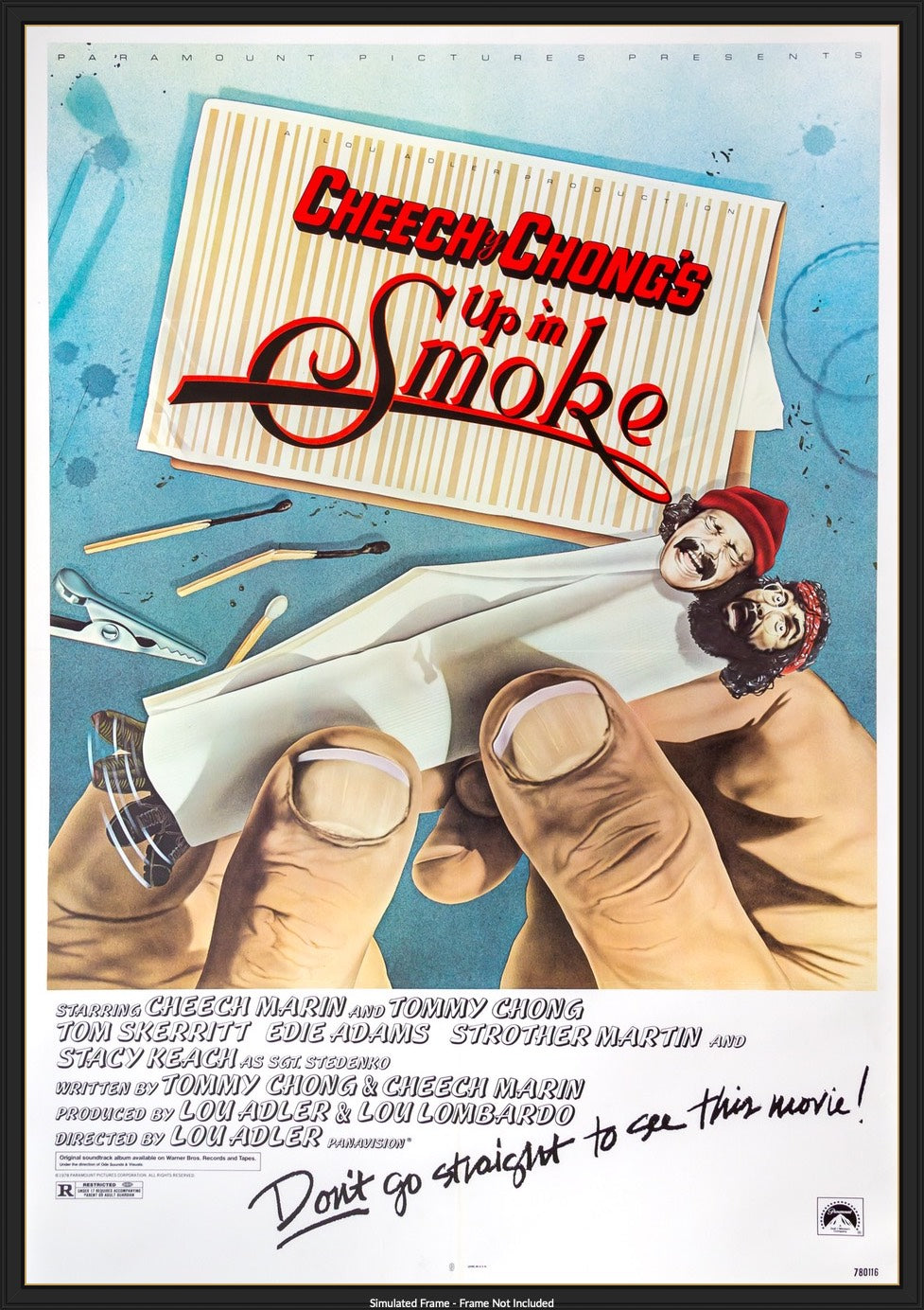 Up in Smoke (1978) original movie poster for sale at Original Film Art