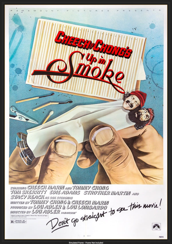Up in Smoke (1978) Original One-Sheet Movie Poster - Original Film