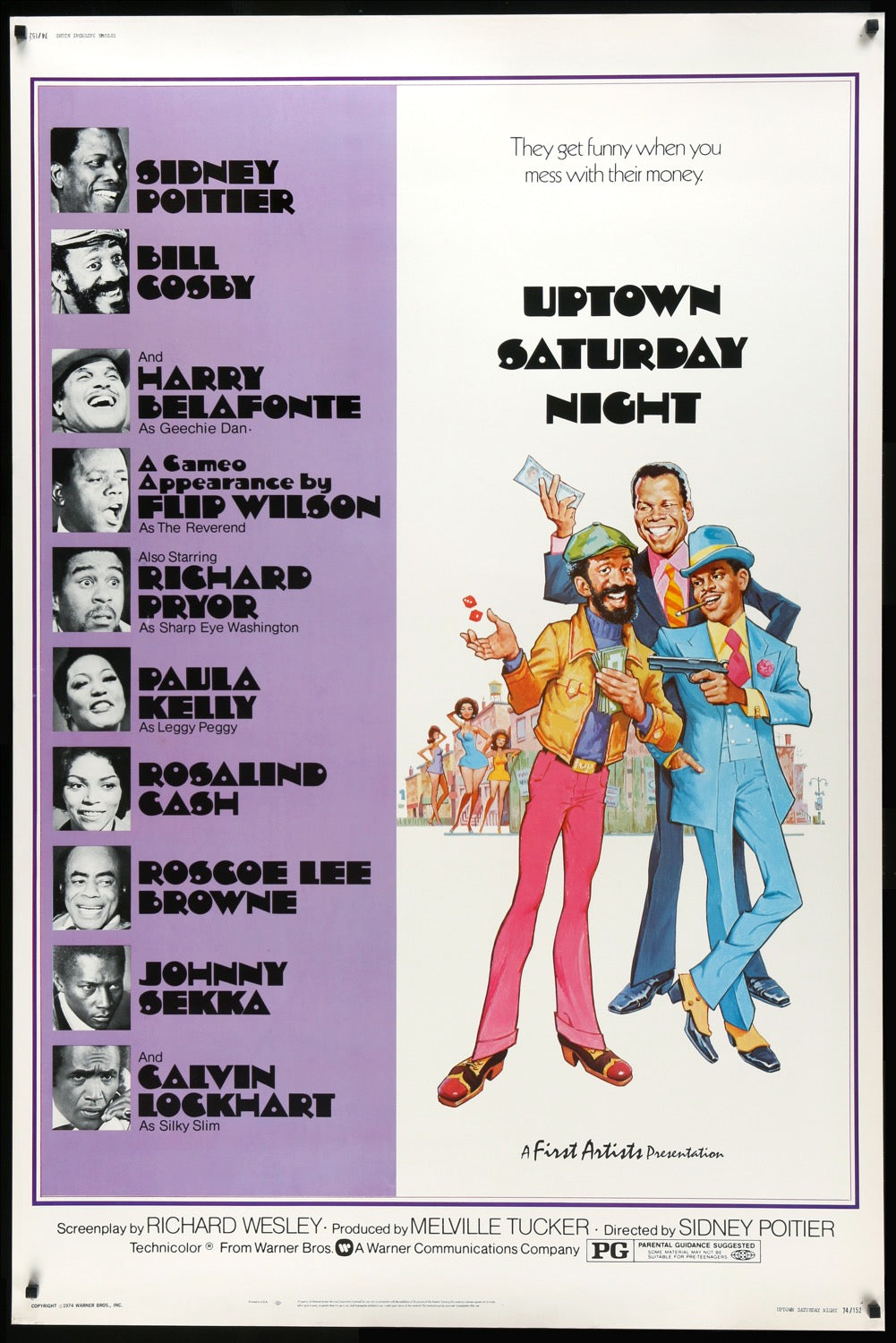 Uptown Saturday Night (1974) original movie poster for sale at Original Film Art