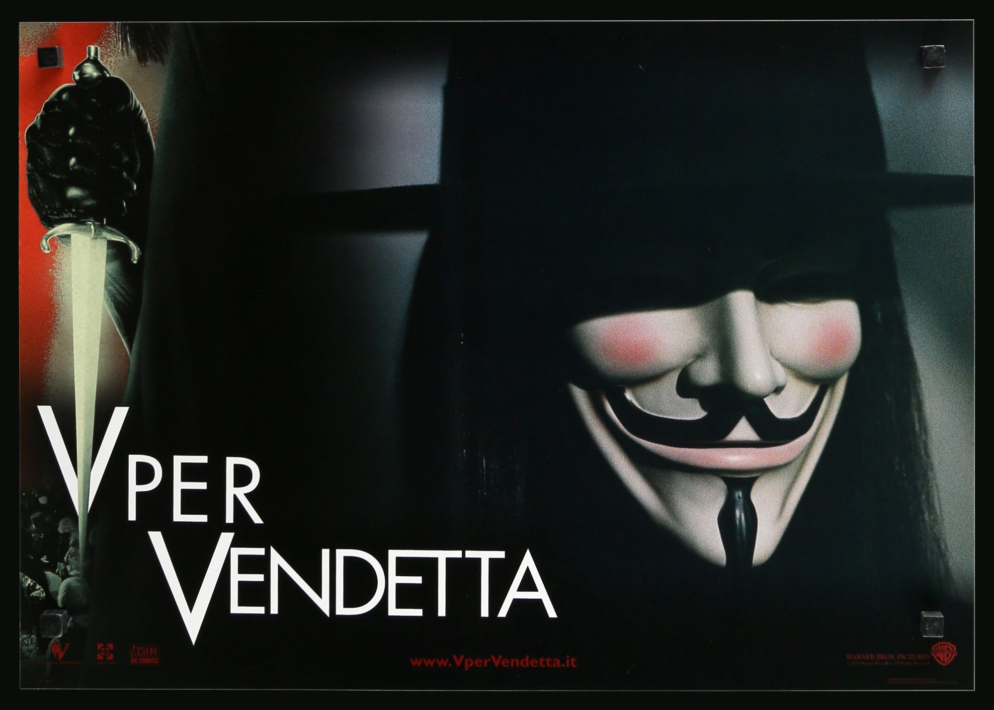 HUGO WEAVING PHOTO V for Vendetta GREAT publicity still