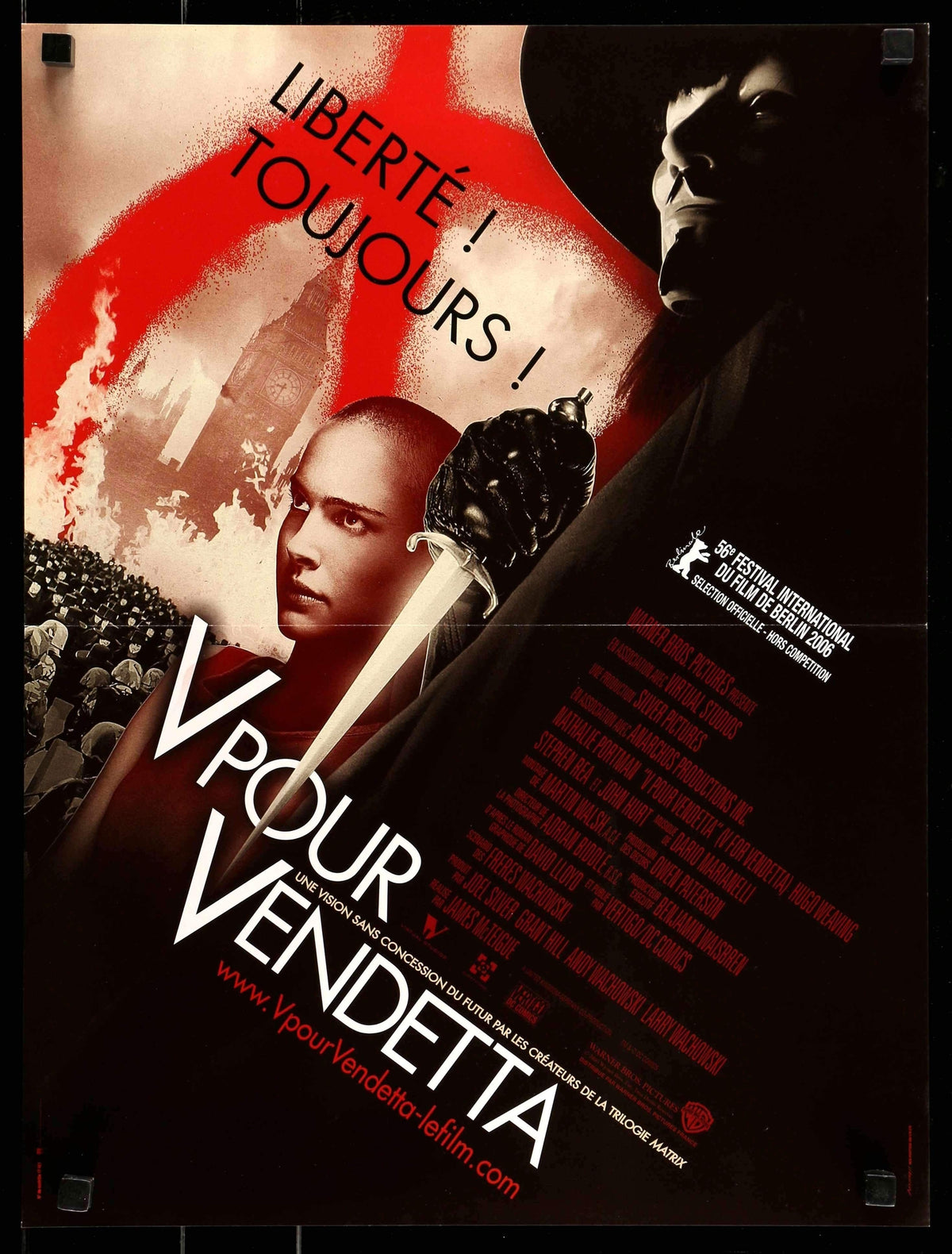 V For Vendetta (2006) original movie poster for sale at Original Film Art