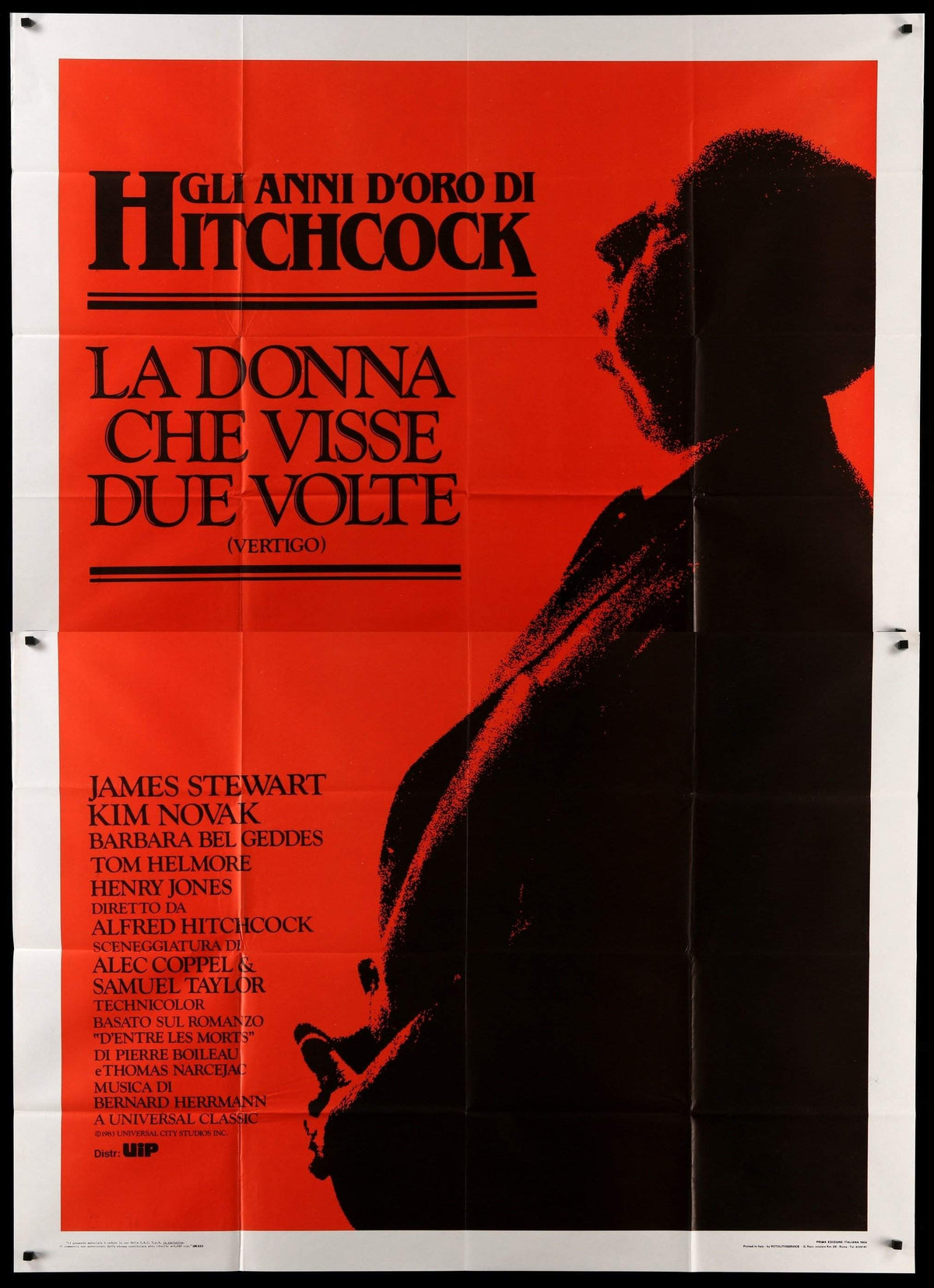 Vertigo (1958) original movie poster for sale at Original Film Art