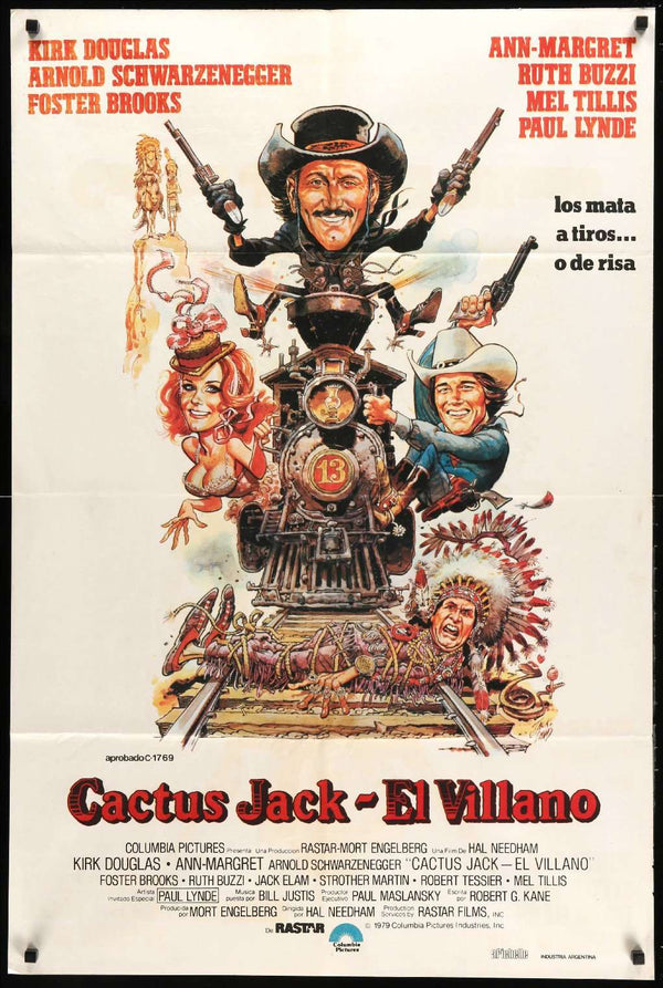 The Villain (1979) Original Argentine Movie Poster - 29