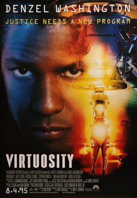Virtuosity (1995) original movie poster for sale at Original Film Art - Vintage Movie Posters