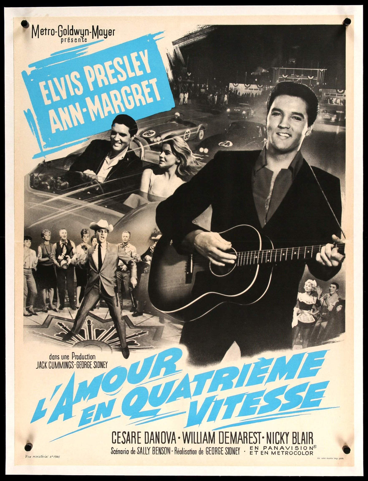 Viva Las Vegas (1964) original movie poster for sale at Original Film Art - Vintage Movie Posters