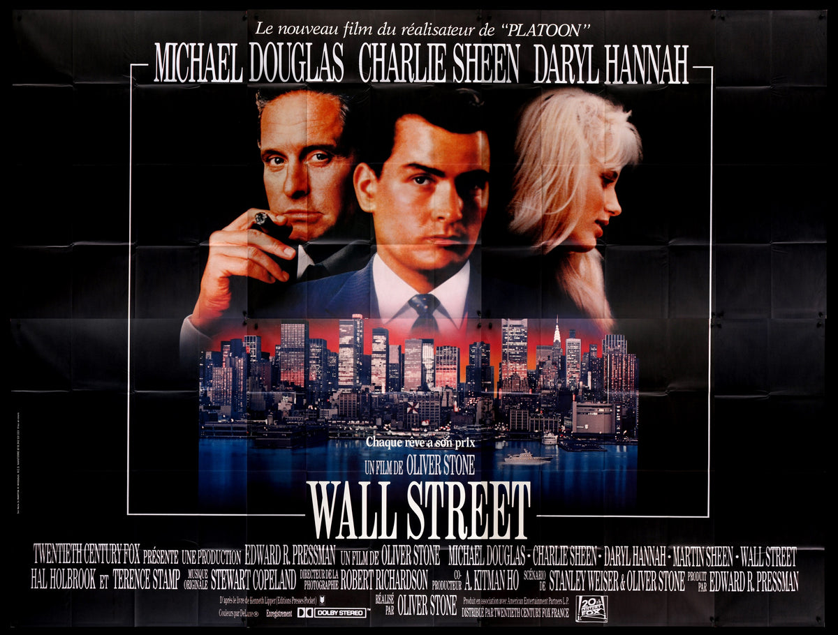 Wall Street (1987) original movie poster for sale at Original Film Art
