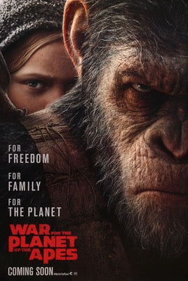 War for the Planet of the Apes (2017) original movie poster for sale at Original Film Art - Vintage Movie Posters