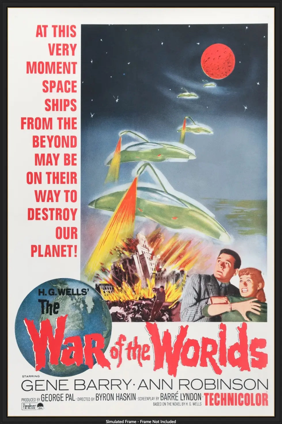 War of the Worlds (1953) original movie poster for sale at Original Film Art