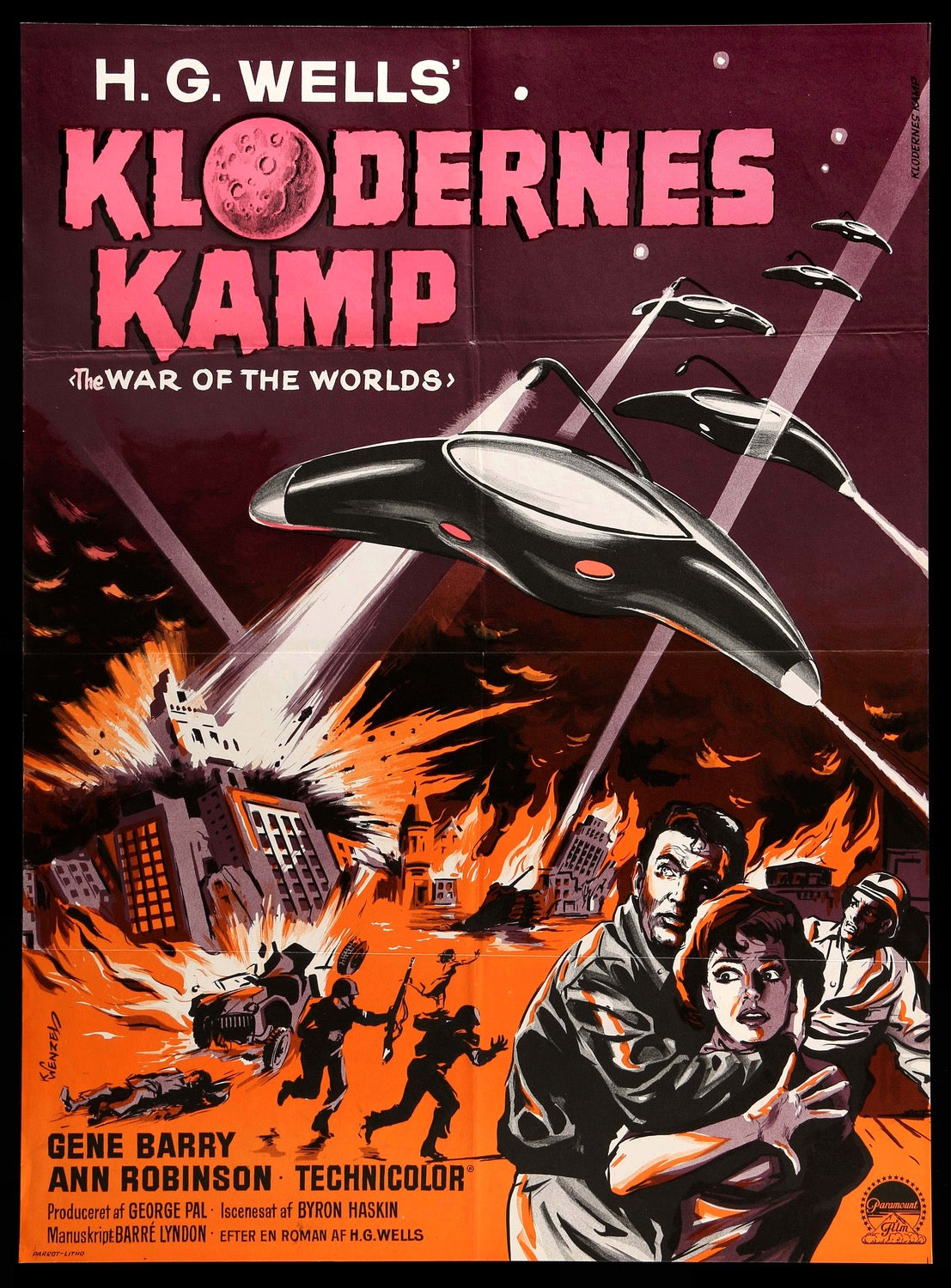 War of the Worlds (1953) original movie poster for sale at Original Film Art