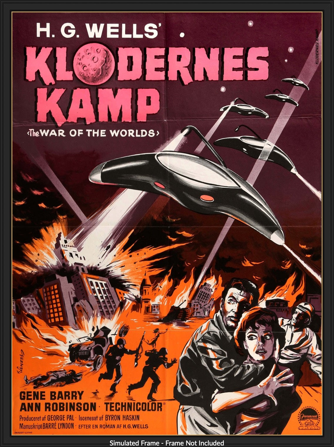 War of the Worlds (1953) original movie poster for sale at Original Film Art