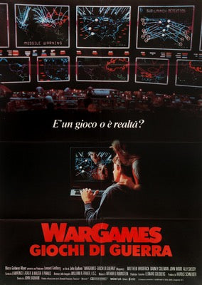 WarGames (1983) Original Italian 2 Fogli Movie Poster - Original