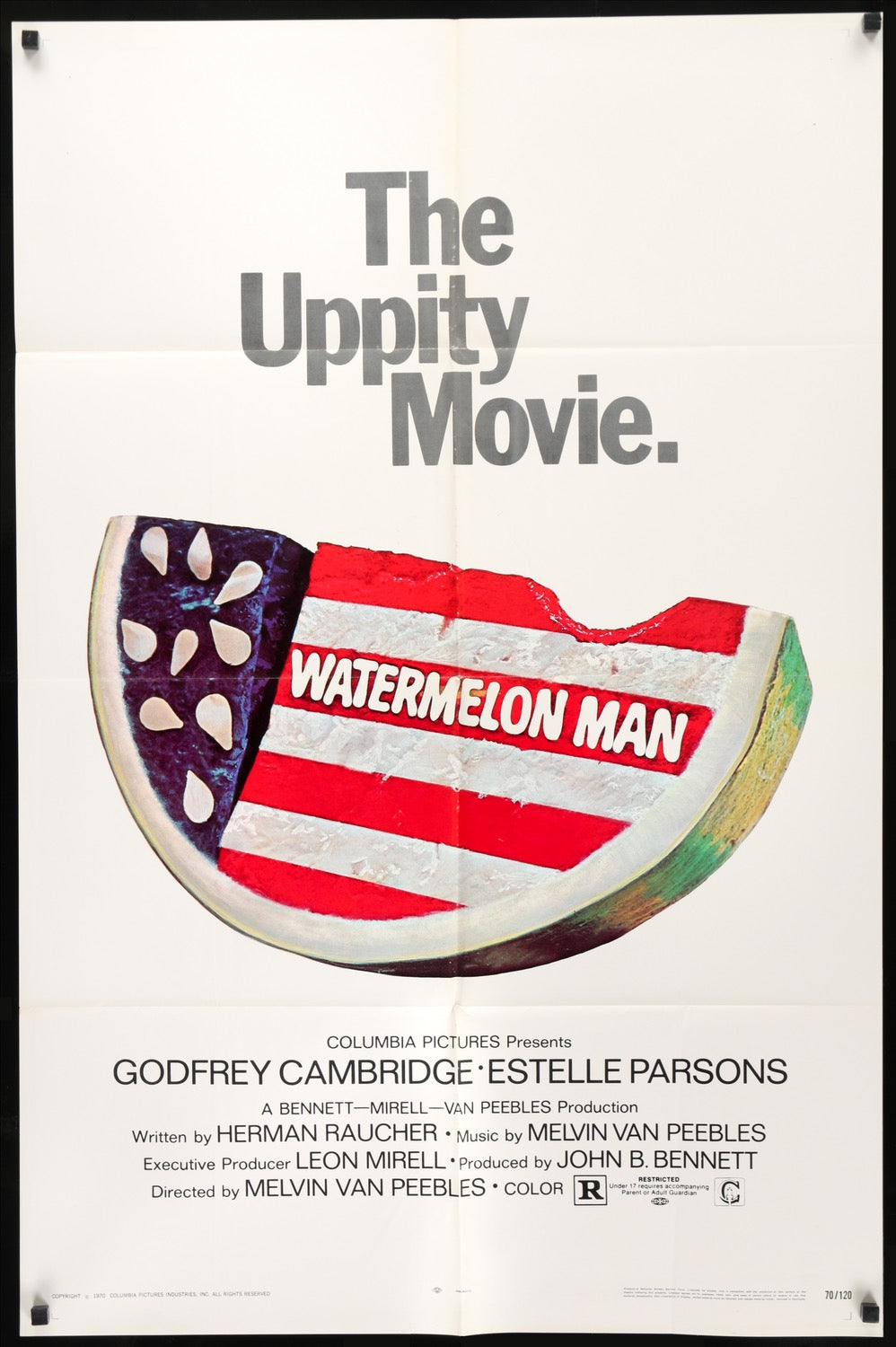 Watermelon Man (1970) original movie poster for sale at Original Film Art