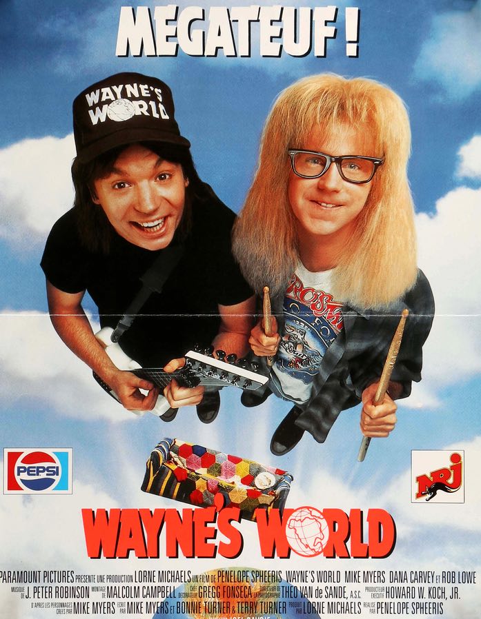 Wayne's World (1992) original movie poster for sale at Original Film Art - Vintage Movie Posters