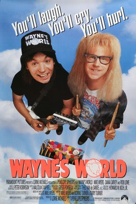 Wayne's World (1992) original movie poster for sale at Original Film Art - Vintage Movie Posters