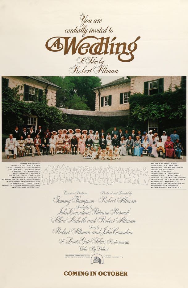 Wedding (1978) original movie poster for sale at Original Film Art