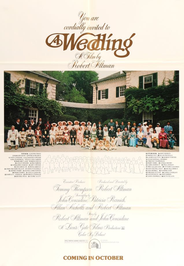 Wedding (1978) original movie poster for sale at Original Film Art - Vintage Movie Posters
