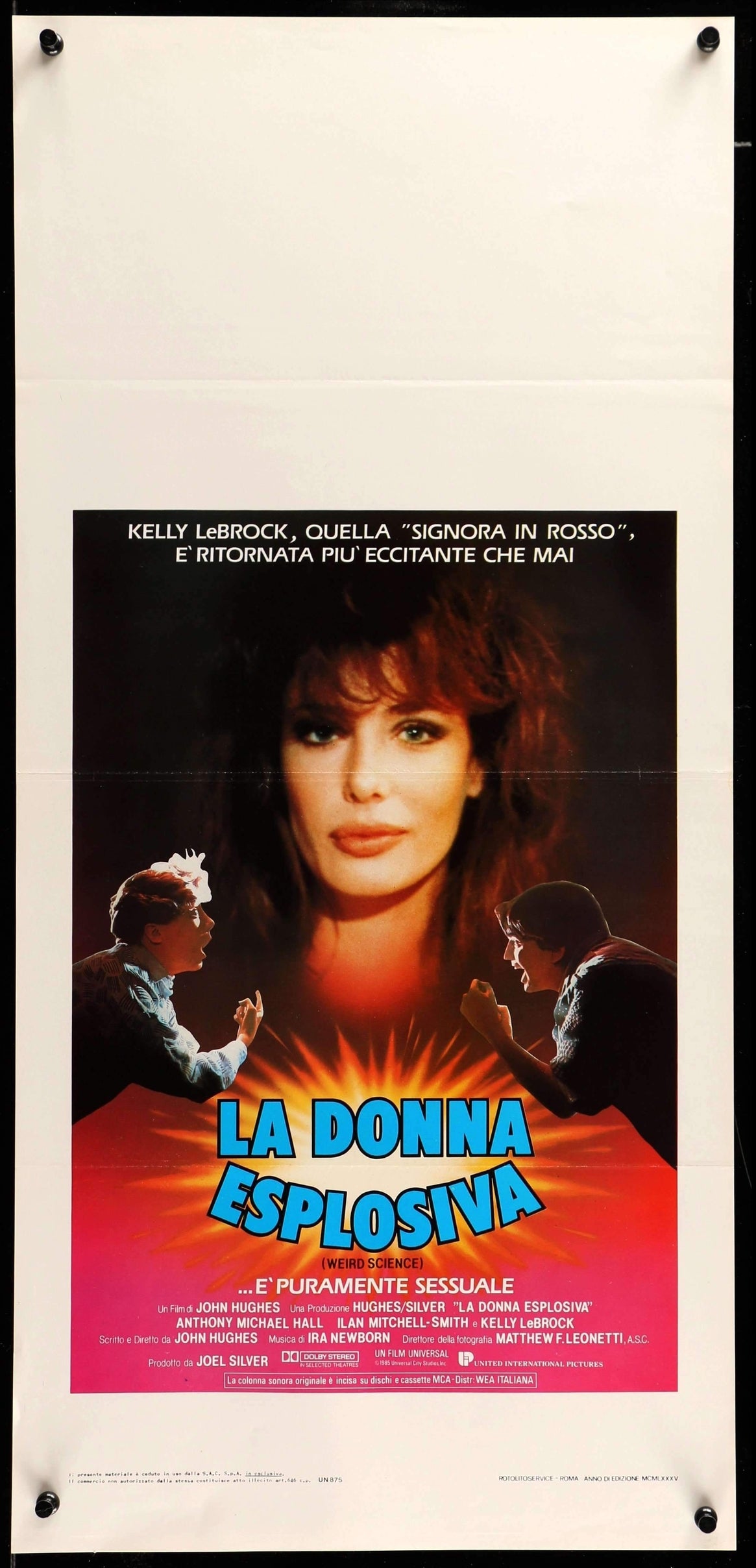 Weird Science (1985) original movie poster for sale at Original Film Art - Vintage Movie Posters