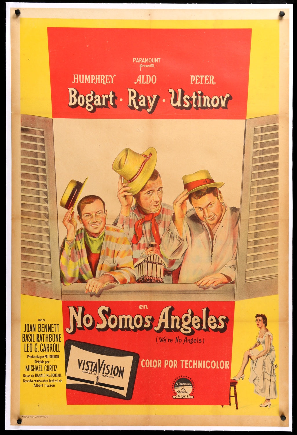 We&#39;re No Angels (1955) original movie poster for sale at Original Film Art