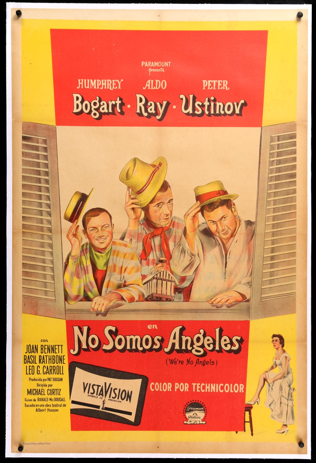 We&#39;re No Angels (1955) original movie poster for sale at Original Film Art - Vintage Movie Posters