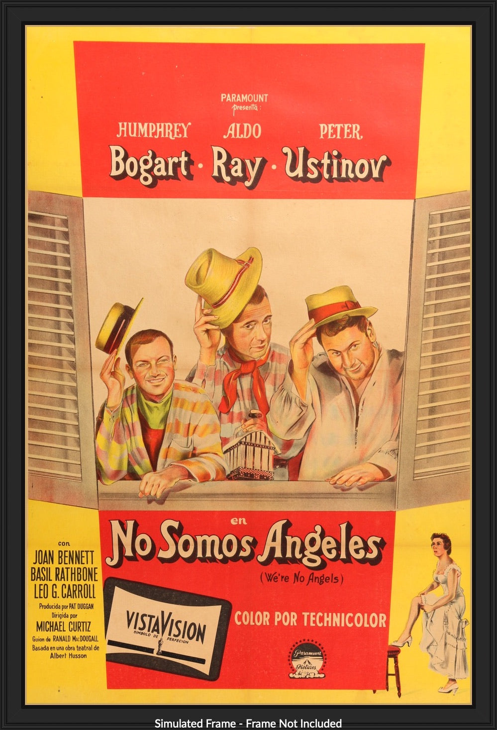 We're No Angels (1955) original movie poster for sale at Original Film Art
