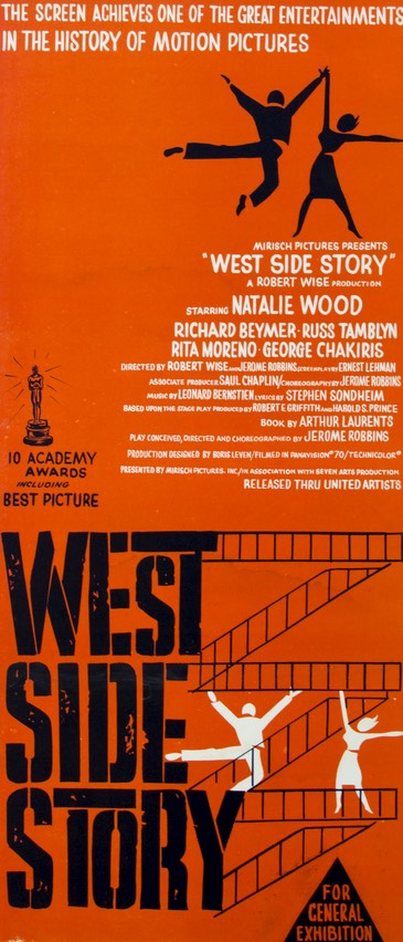 West Side Story (1961) original movie poster for sale at Original Film Art - Vintage Movie Posters