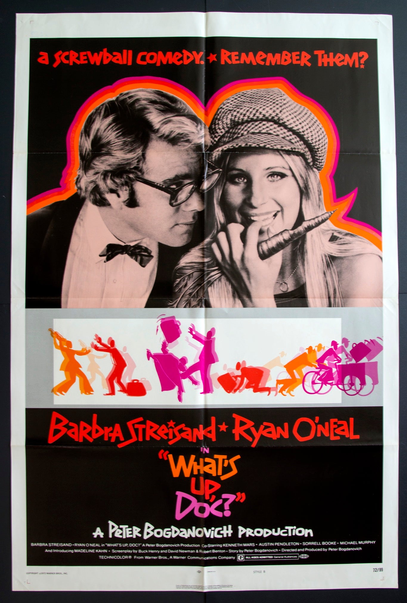 What's Up, Doc? (1972) original movie poster for sale at Original Film Art