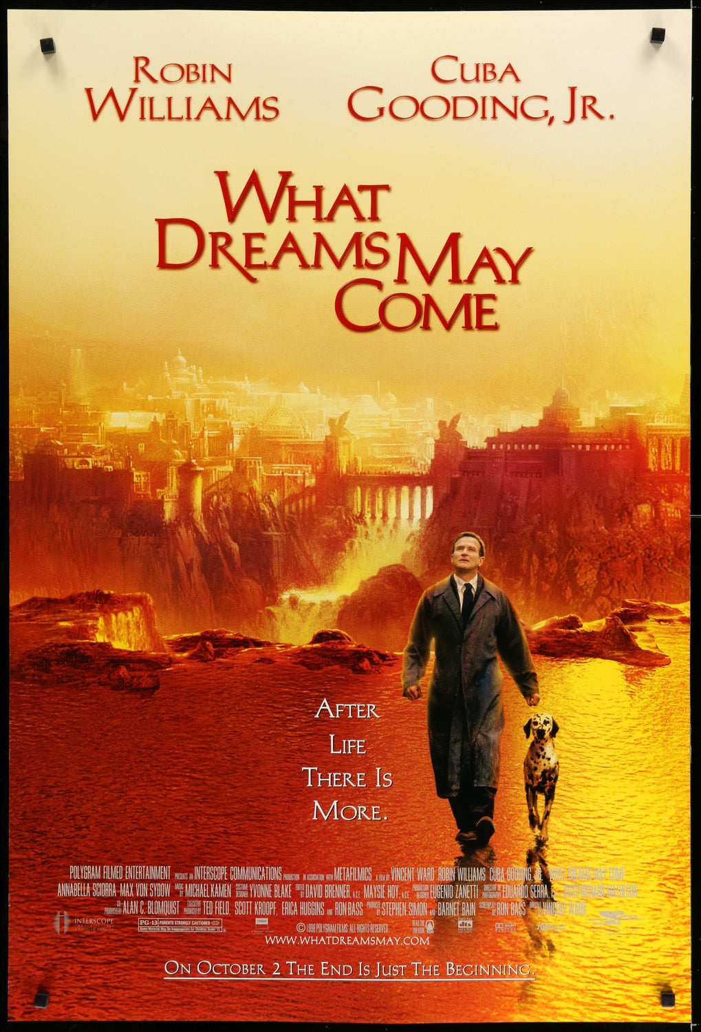 What Dreams May Come (1998) original movie poster for sale at Original Film Art - Vintage Movie Posters
