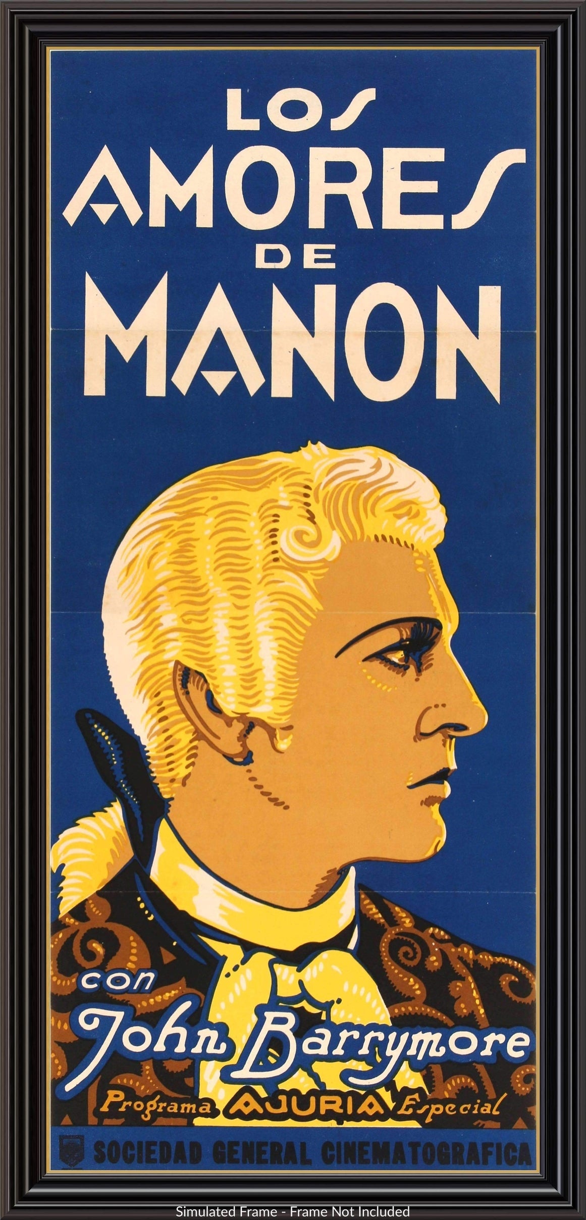 When a Man Loves (1927) original movie poster for sale at Original Film Art