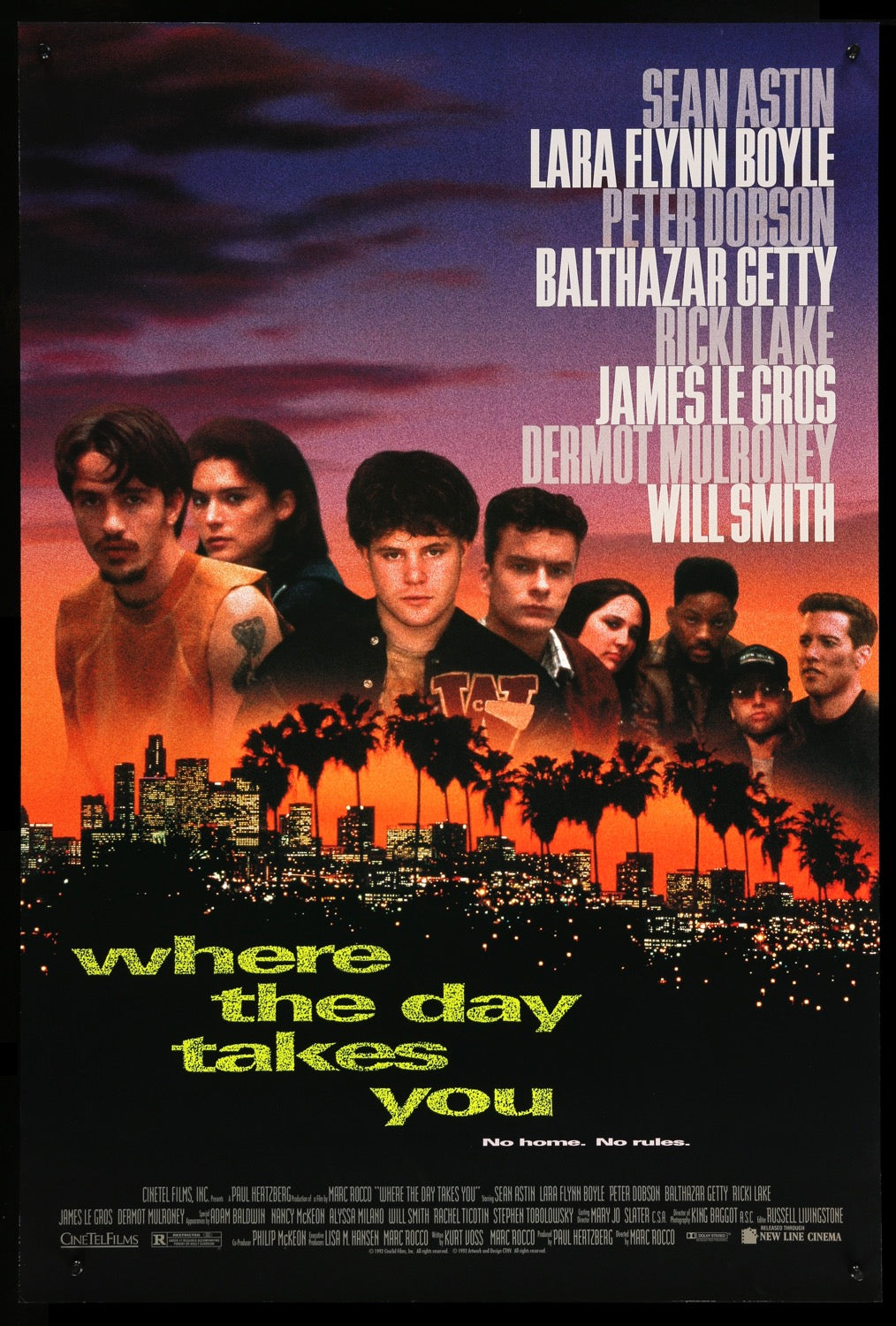 Where the Day Takes You (1992) original movie poster for sale at Original Film Art - Vintage Movie Posters