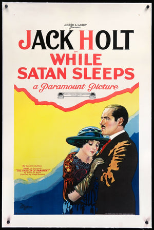 While Satan Sleeps (1922) original movie poster for sale at Original Film Art