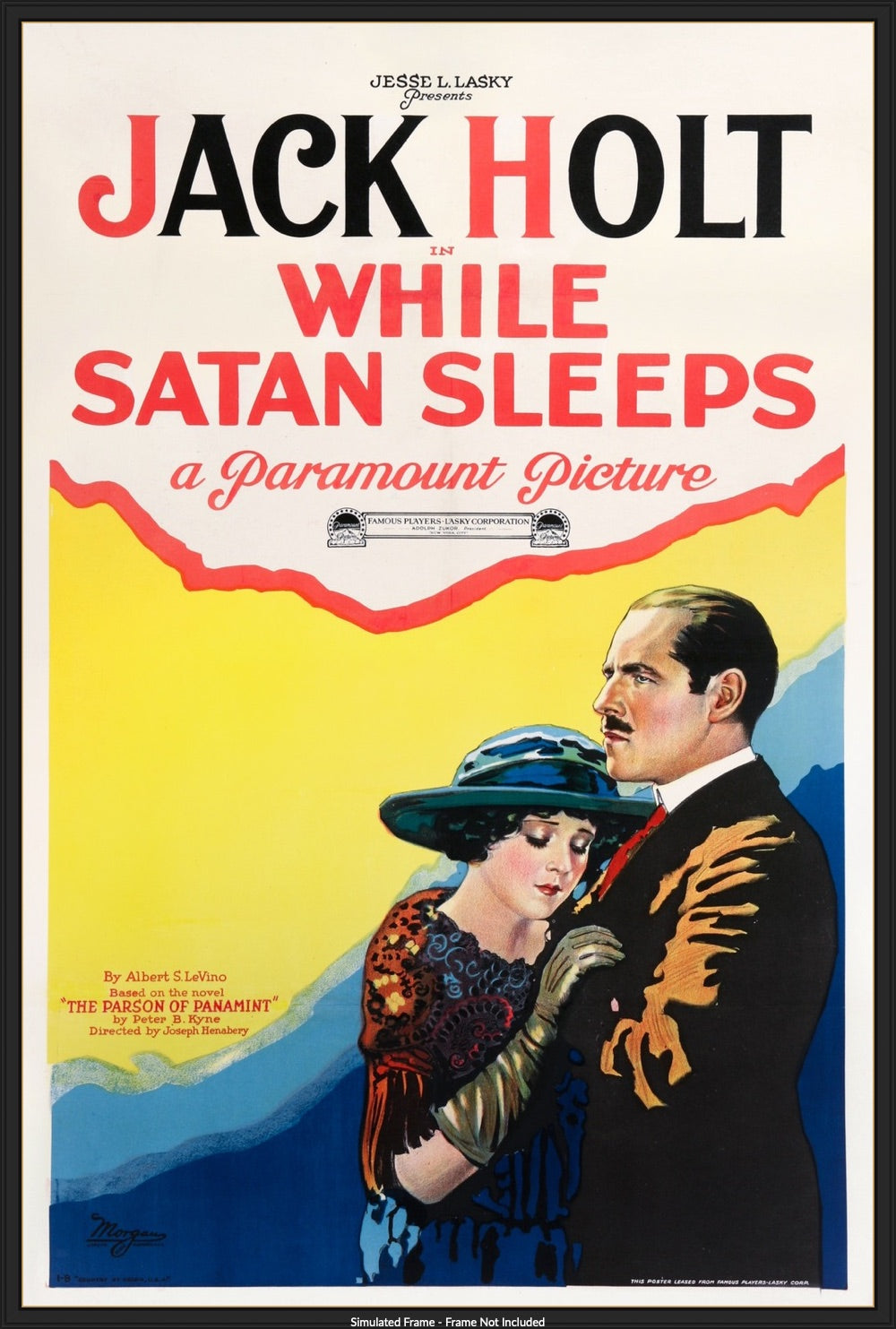 While Satan Sleeps (1922) original movie poster for sale at Original Film Art