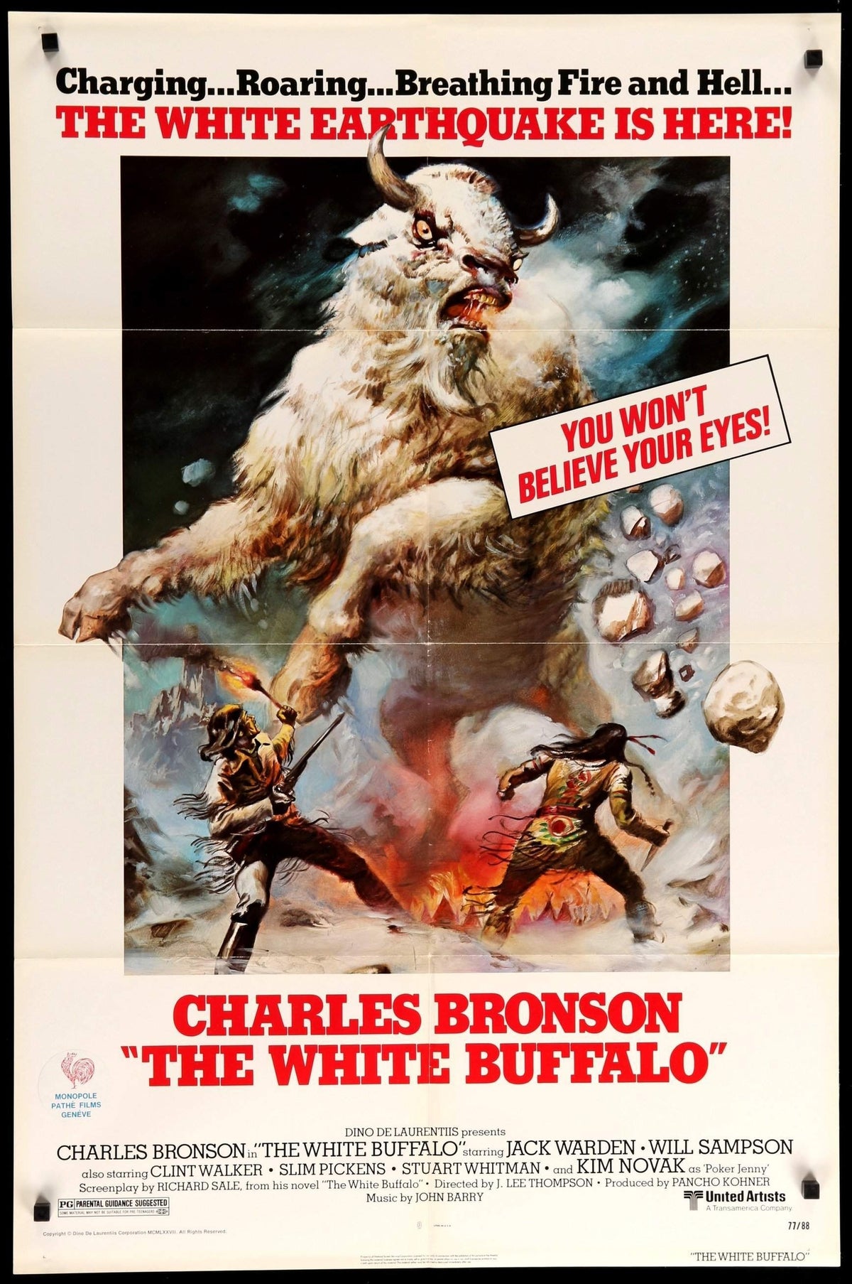 White Buffalo (1977) original movie poster for sale at Original Film Art