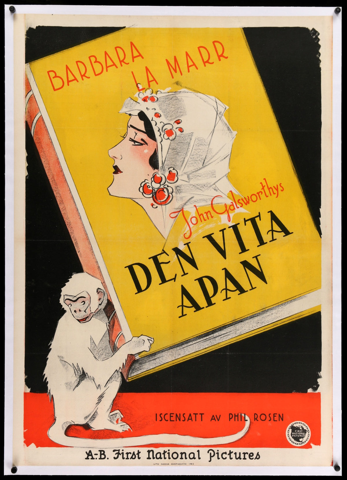 White Monkey (1925) original movie poster for sale at Original Film Art - Vintage Movie Posters