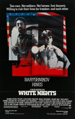 White Nights (1985) original movie poster for sale at Original Film Art - Vintage Movie Posters