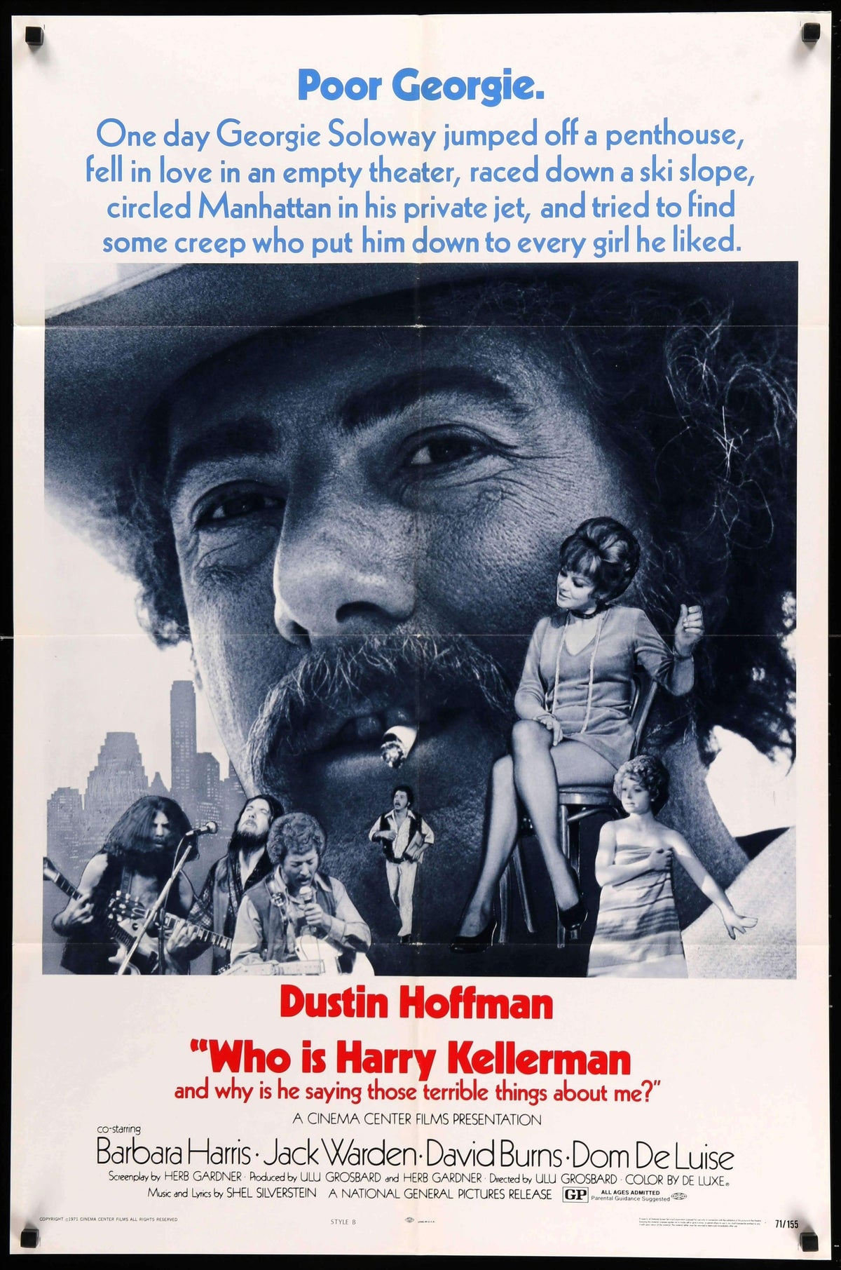 Who Is Harry Kellerman and Why Is He Saying Those Terrible Things About Me? (1971) original movie poster for sale at Original Film Art - Vintage Movie Posters