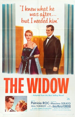 Widow (1955) original movie poster for sale at Original Film Art - Vintage Movie Posters