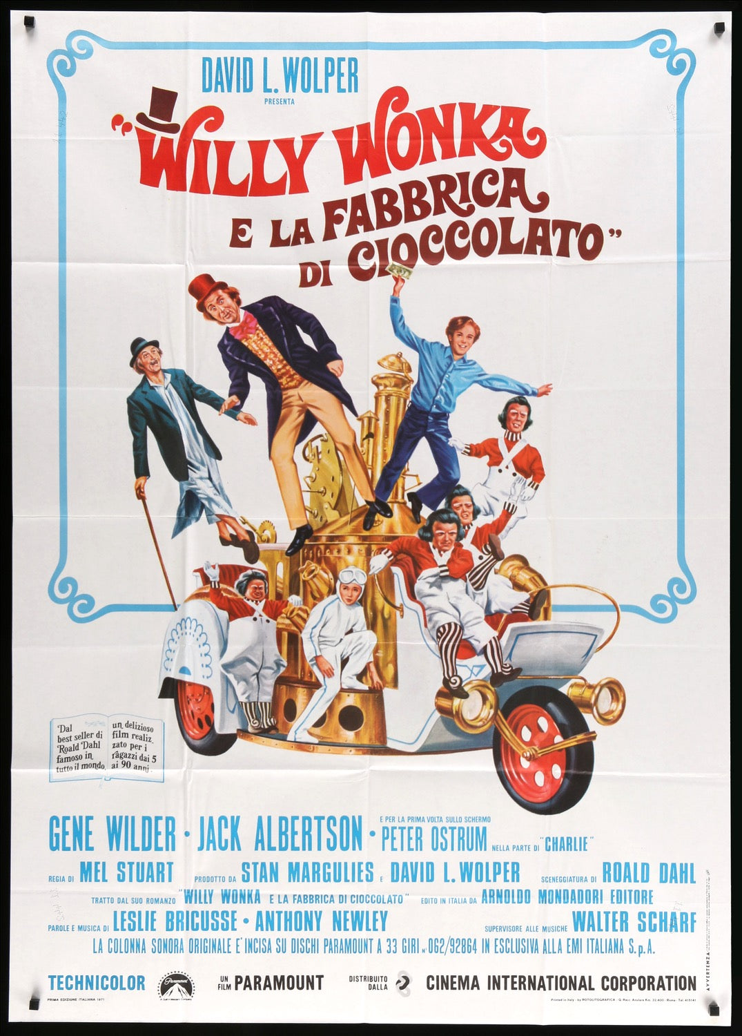 Willy Wonka and the Chocolate Factory (1971) original movie poster for sale at Original Film Art