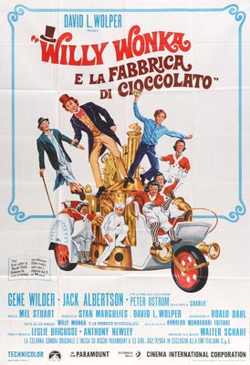 Willy Wonka and the Chocolate Factory (1971) original movie poster for sale at Original Film Art