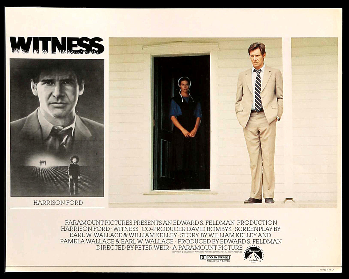 Witness (1985) original movie poster for sale at Original Film Art - Vintage Movie Posters