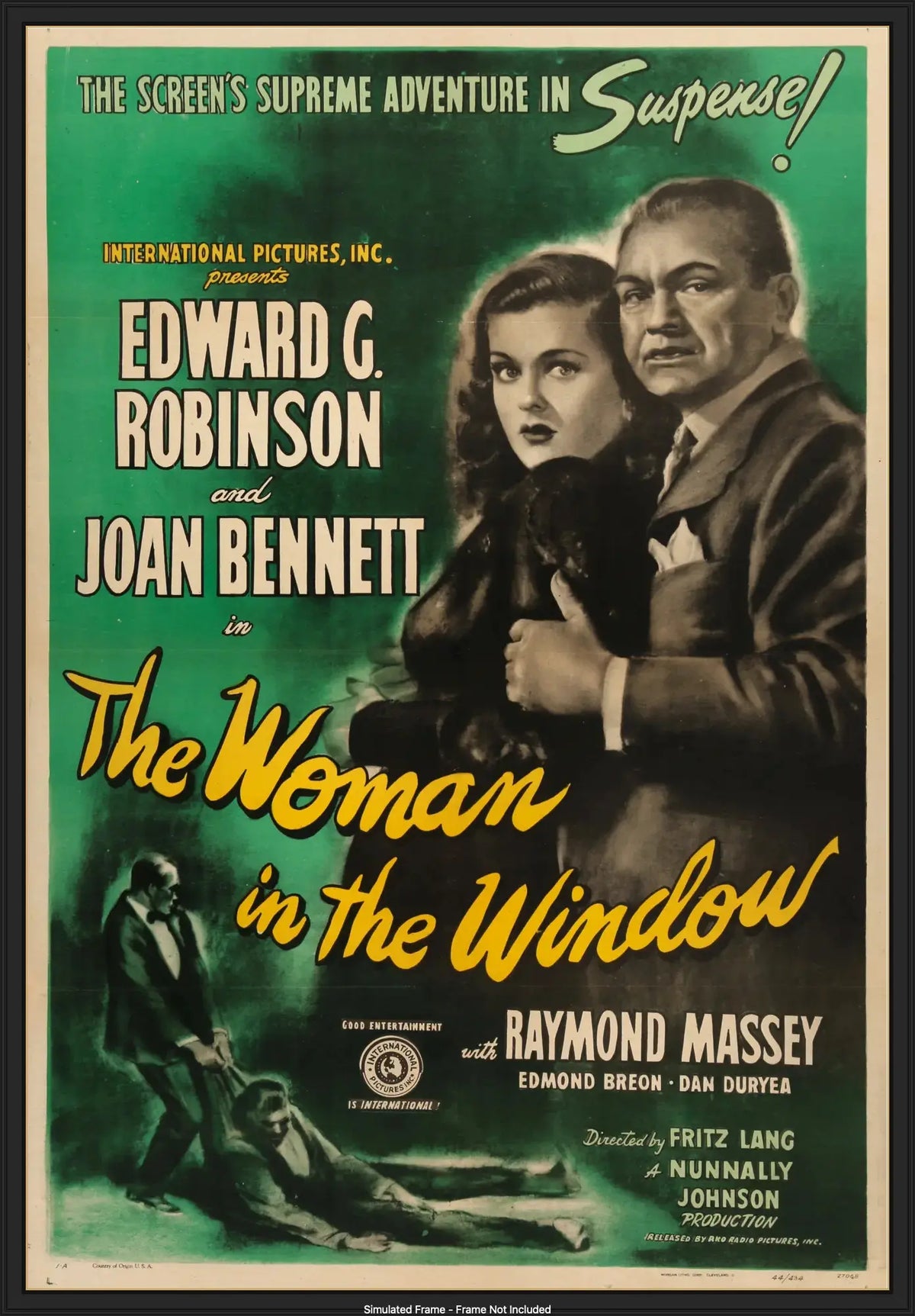 Woman in the Window (1944) original movie poster for sale at Original Film Art - Vintage Movie Posters