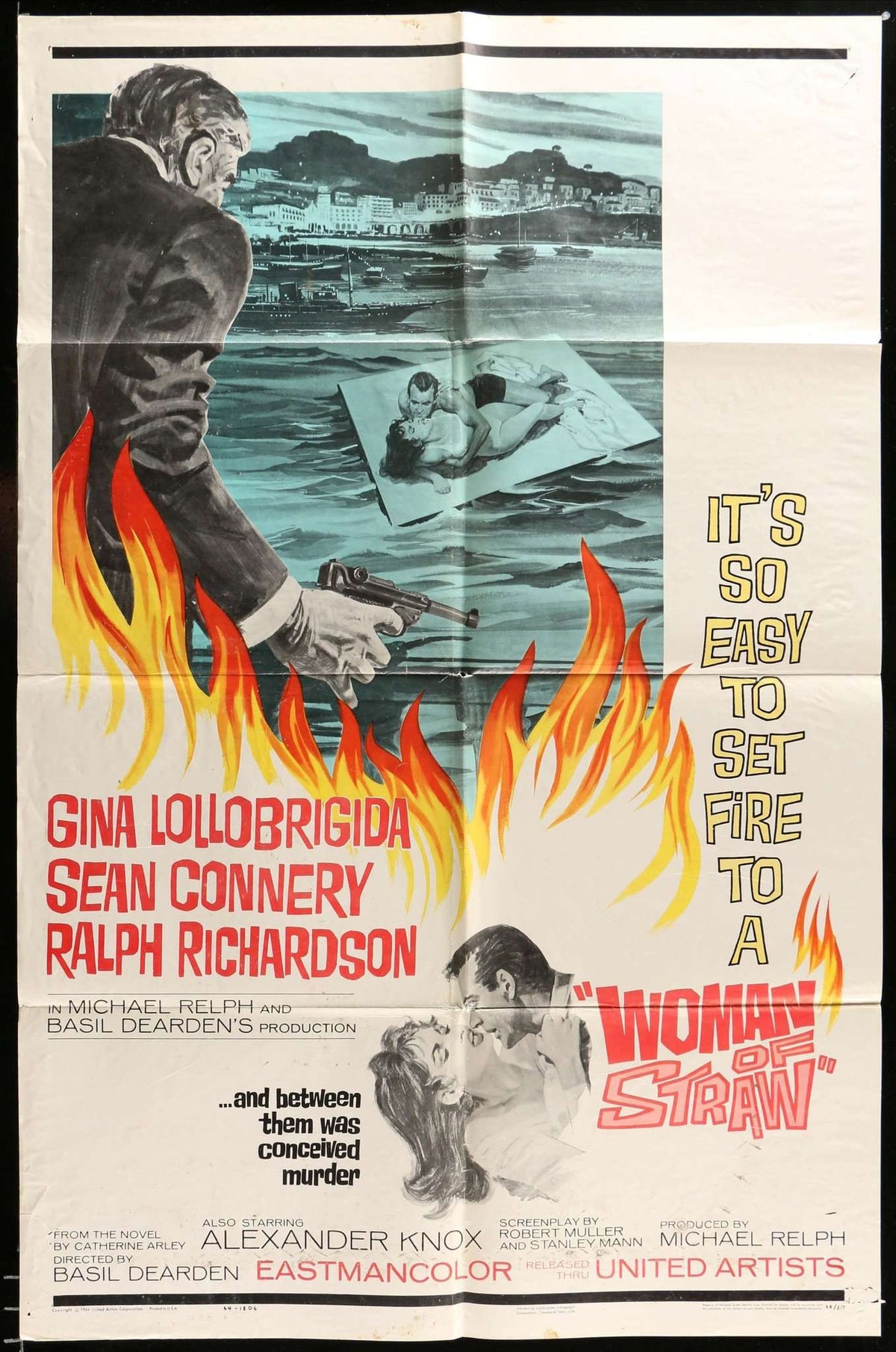 Woman of Straw (1964) original movie poster for sale at Original Film Art