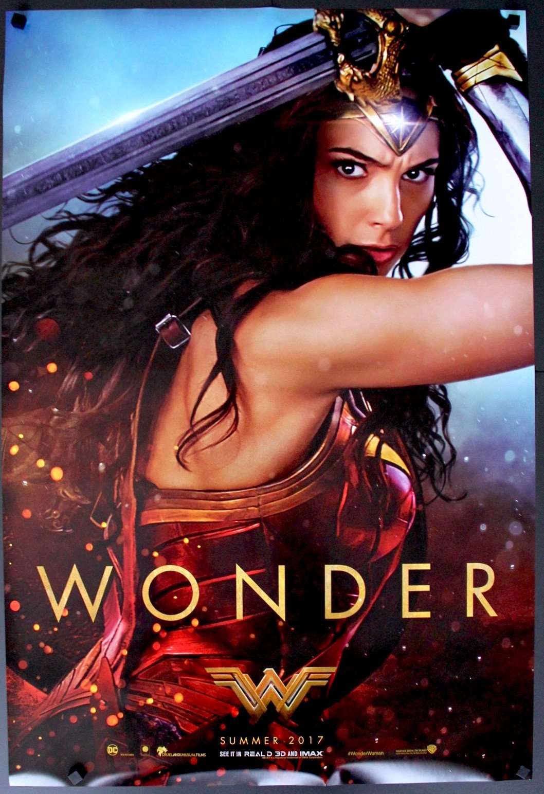 Wonder Woman (2017) original movie poster for sale at Original Film Art