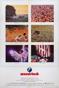コレクション WOODSTOCK 1970s Vintage Movie Poster Woodstock (1970) Póster de película original de una hoja