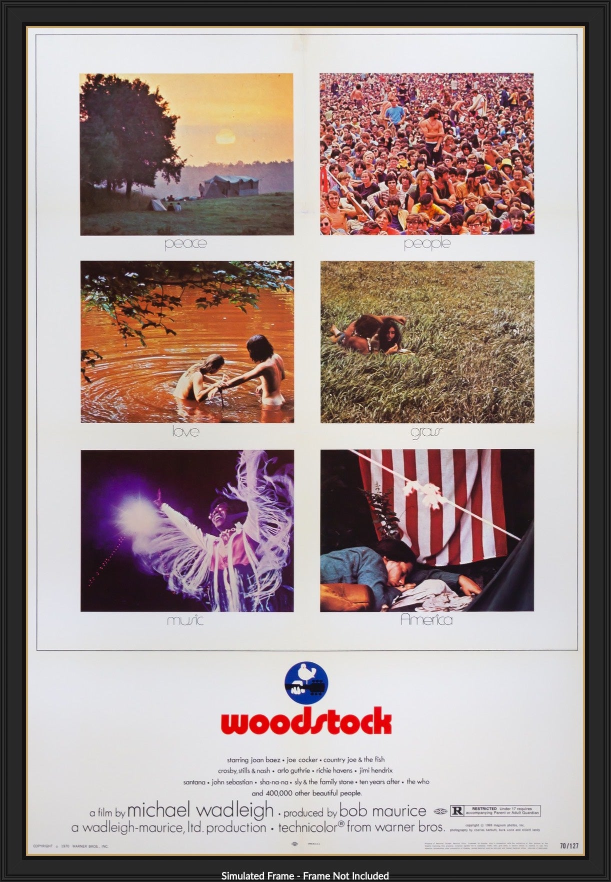 Woodstock (1970) original movie poster for sale at Original Film Art