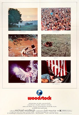 Woodstock (1970) original movie poster for sale at Original Film Art